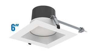 DRS LS15 6in G3 Square LED Downlight